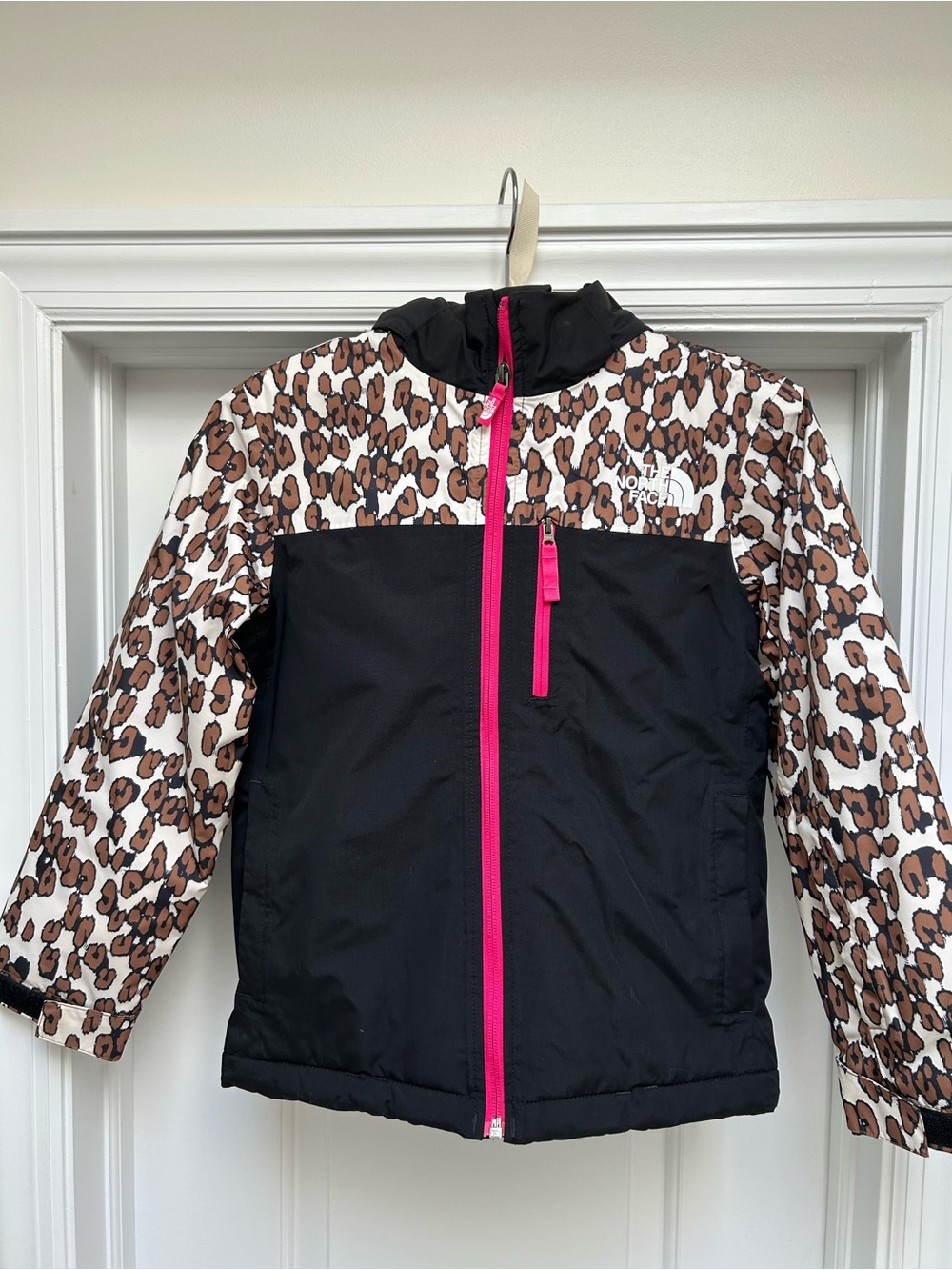The North Face Kids' Snow suit Jacket/Pants. Leopard Print - adorable!